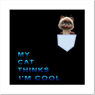 MY CAT MY BEST FRIEND Posters and Art